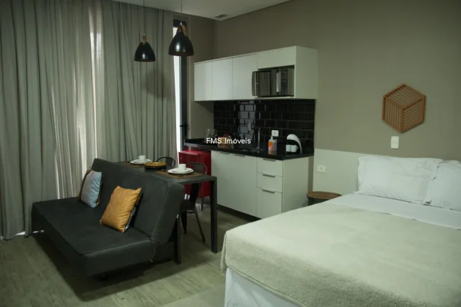 Imagem Aluguel de Studio na Vila Olímpia 1 quarto, 1 sala, 1 banheiro, 1 vaga e 35m²