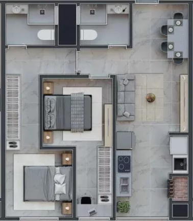 Imagem Boston City Residence - Apartamento à venda no bairro Morretes - Itapema/SC