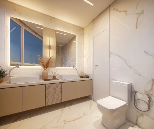 Imagem Una Residenci Apartamento com 3 dormitórios 150,11 m² Bento Ferreira - Vitória/ES
