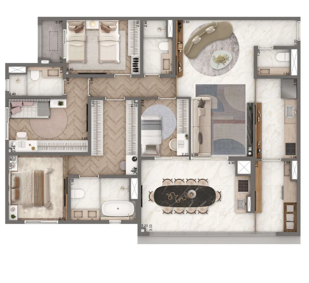Imagem The Residence Brooklin By Living - The Residence Brooklin By Living