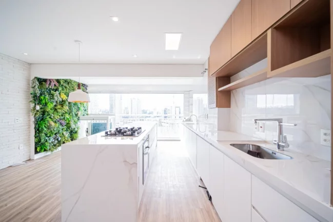 Imagem Apartamento à venda no Brooklin com 2 quartos, 1 suíte, 1 sala, 2 banheiros, 1 vaga e 74m²!