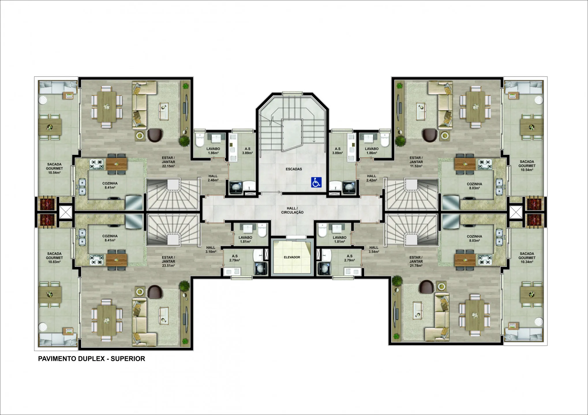 Imagem Apartamento à venda em Caxias do Sul, Nossa Senhora de Lourdes, com 3 quartos, 121.95m2