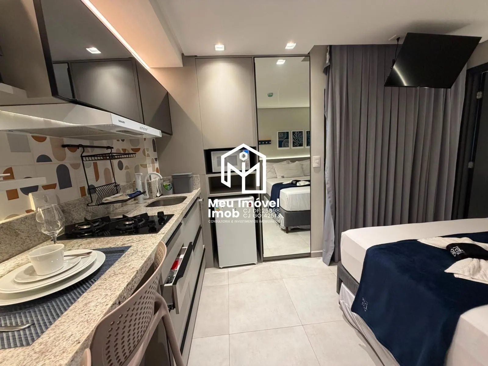 Imagem Stay Jardim Flat 1 Quarto 1 Vaga 17m² Mobiliado João Pessoa