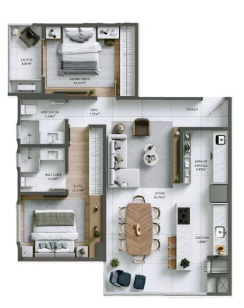 Imagem Positano - Apartamento à venda no bairro Praia Brava de Itajaí - Itajaí/SC