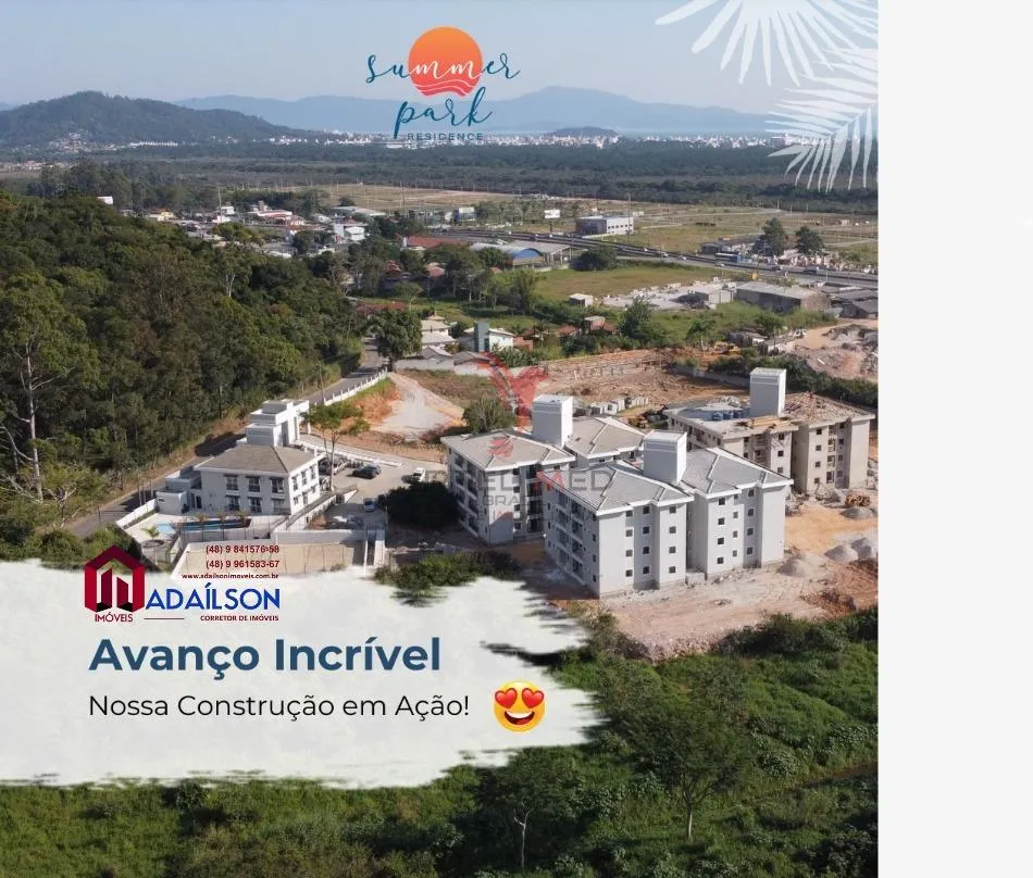 Imagem Apartamentos em Floripa SC com 2 Dormitórios - Summer Park Residence a partir R$ 409.780