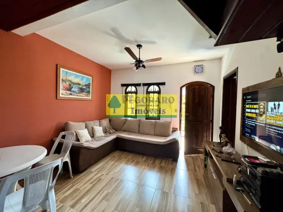 Imagem Sobrado 3 Dorms. com Piscina e Churrasqueira - Condomínio na Prainha, Caraguatatuba - 73m² - 2 vagas