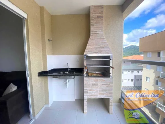 Imagem Lindo Apartamento - 02 Dormitórios ( 01 Suíte ) - Varanda Gourmet- Itaguá