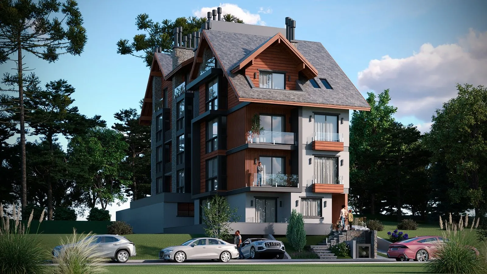 Imagem Apartamento à venda em Gramado, Centro, com 2 quartos, 94.05m2