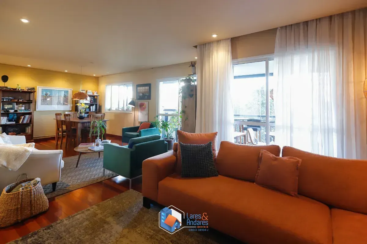 Imagem Apartamento para venda em Vila Romana com 4 quartos, sendo 3 suítes, 169m²