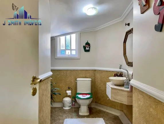 Imagem Casa maravilhosa, 4 suítes, piscina, gourmet - Cond São Paulo II