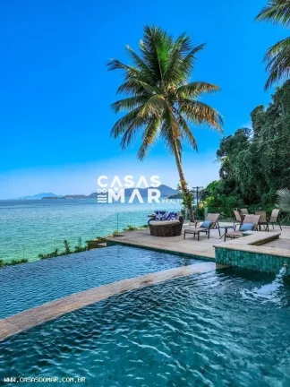 Imagem Casa Frente Mar para Temporada em Angra dos Reis / RJ no bairro Mombaça
