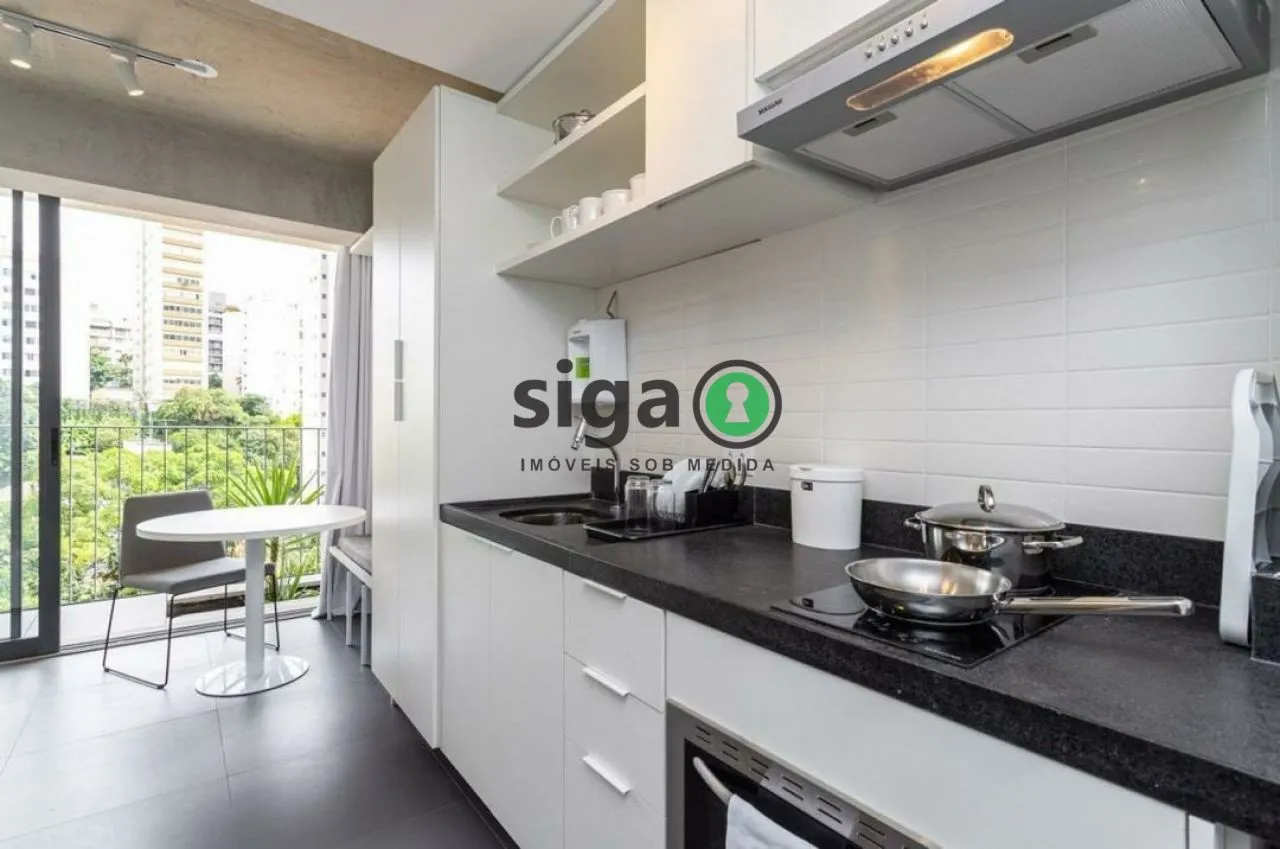 Imagem STUDIO de 28m², com 1 quarto, 1 banheiro e sem vaga na Vila Madalena