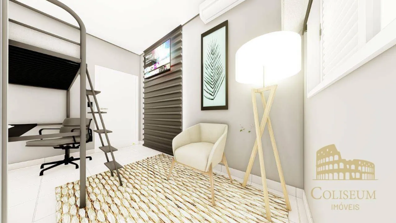 Imagem Apartamento com 1 dormitório à venda, 46 m² por R$ 240.000,00 - Vilamar - Praia Grande/SP