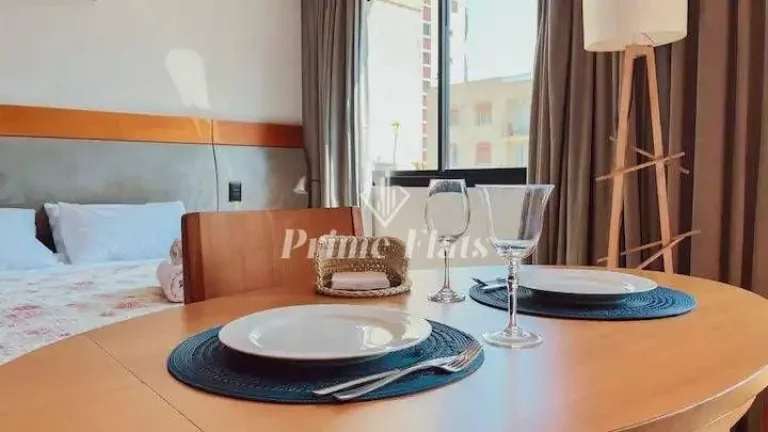 Imagem Flat disponível para venda no Slaviero Essential São Paulo Moema, com 26m², 1 dormitório e 1 vaga de garagem