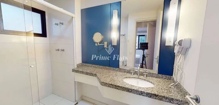 Imagem Flat no Edifício The Town Flat Service disponível para locação, com 1 dormitório e vaga