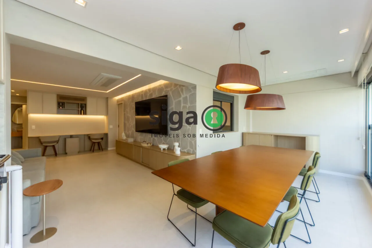 Imagem Apartamento no Brooklin, 149m², 3 suítes, varanda gourmet, 2 vagas, alto padrão, pronto