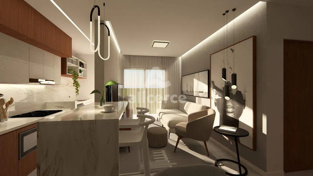 Imagem Apartamento 1 dorm. com suíte, Canasvieiras (Florianópolis) com 1 vaga, entrada parcelada e financiamento