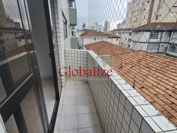 Imagem Apartamento à venda com 78m², 2 quartos, 1 suíte, vaga demarcada, elevador e varanda por R$550.000,00 no Campo Grande em Santos