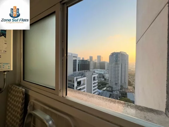 Imagem Apartamento à Venda No Brooklin Com 1 Dormitório e 1 Vaga - Mobiliado