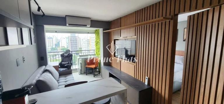 Imagem Flat disponível para venda no Nex One Ibirapuera, com 31m² e 1 dormitório