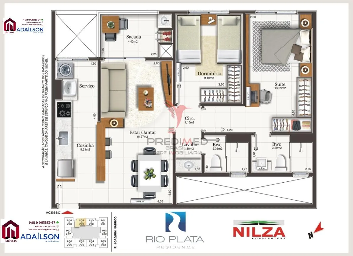 Imagem Residencial Rio Plata Bairro CAPOEIRAS FLORIANOPOLIS SC