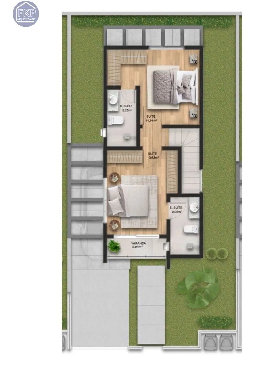 Imagem Casa Duplex 2 Suítes!