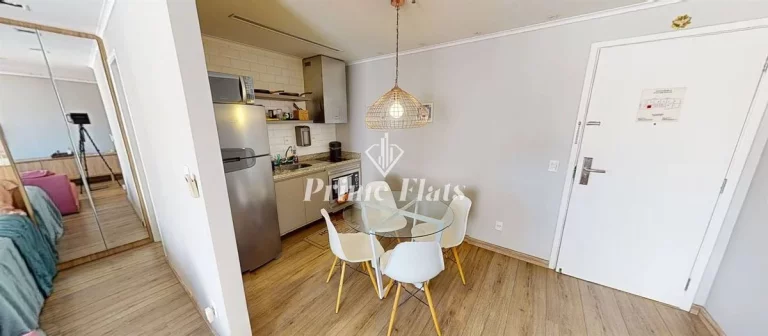 Imagem Flat disponível para locação no Hotel Slaviero Essential São Paulo Ibirapuera, com 35m², 1 dormitório e 1 vaga