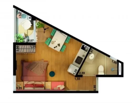 Imagem NURBAN SANTA CECÍLIA - VITA URBANA - Studio 24m² (R), em uma das regiões mais incríveis da capital!