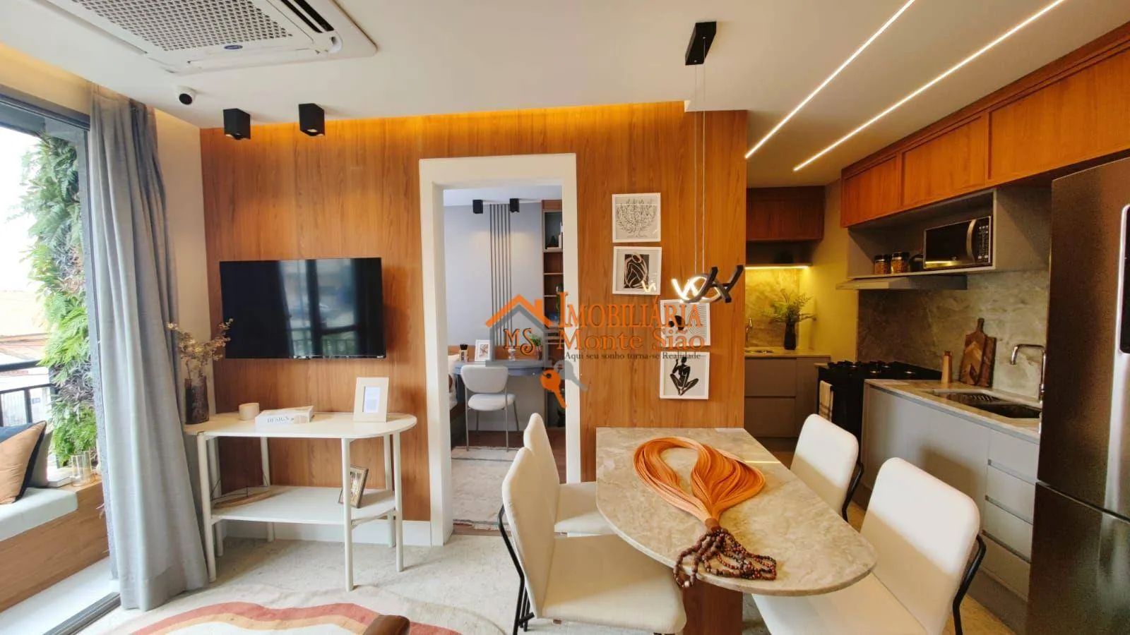 Imagem Apartamento com 2 dormitórios à venda, 37 m² por R$ 320.805,16 - Ponte Grande - Guarulhos/SP