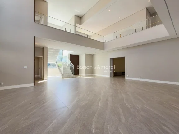 Imagem Casa de alto padrão à venda no Alphaville Campinas, com 4 suítes, ambientes amplos e excelente im...