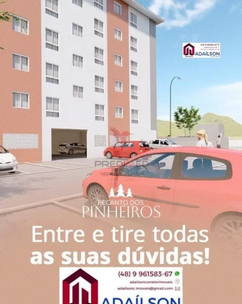 Imagem O Recanto dos Pinheiros 2 é um residencial com 50 apartamentos, de 1 e 2 Dormitórios