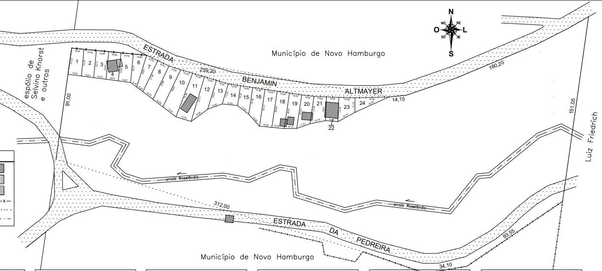Imagem Área para Venda em Novo Hamburgo / RS no bairro Roselândia
