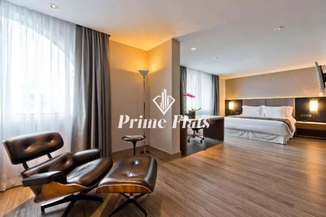 Imagem Flat disponível para venda no Meliá Paulista, com 27m², 1 dormitório e 1 vaga de garagem