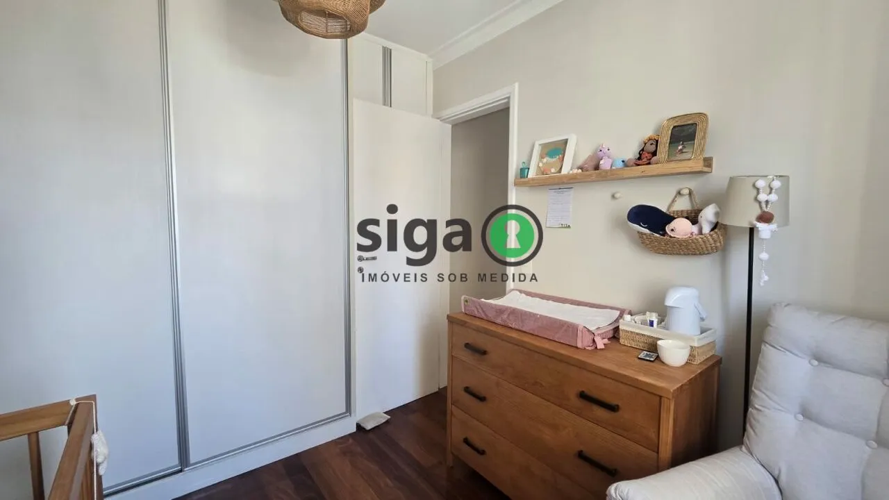 Imagem Apartamento sofisticado de 95m² no Brooklin com varanda gourmet e sol da manhã!!