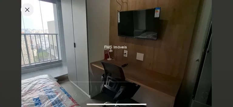 Foto do imóvel Apartamento para locação em Cerqueira César, com 1 quarto, 1 banheiro, 22m² de área.