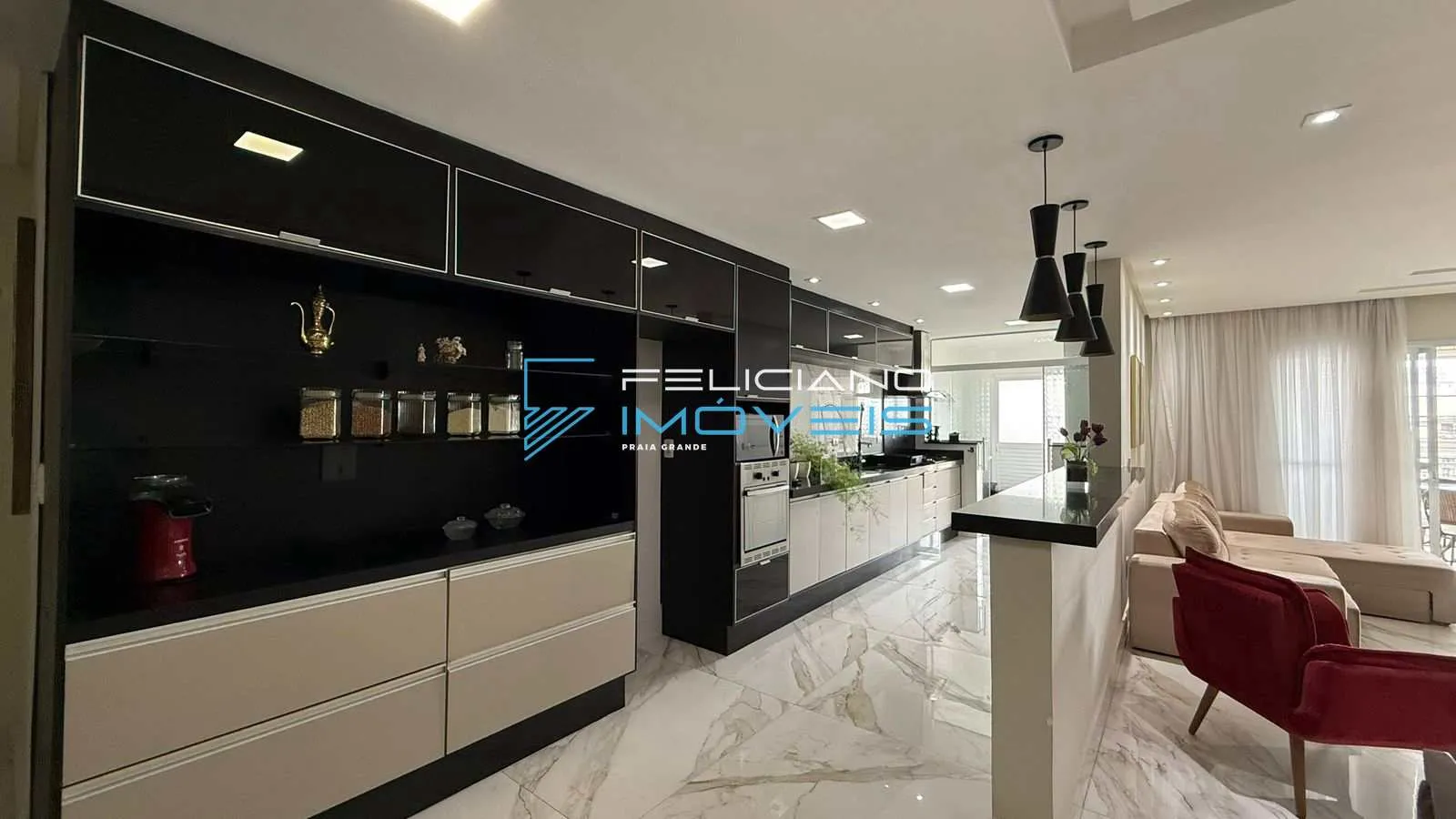 Imagem Apartamento com 3 quartos, Guilhermina, Praia Grande - R$ 1.48 mi, Cod: 7115