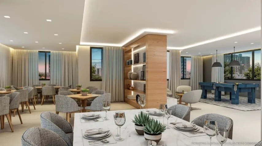 Imagem O empreendimento dispõe de 2 torres, com 242 apartamentos. A torre 1 possui 62 unidades, composta p...