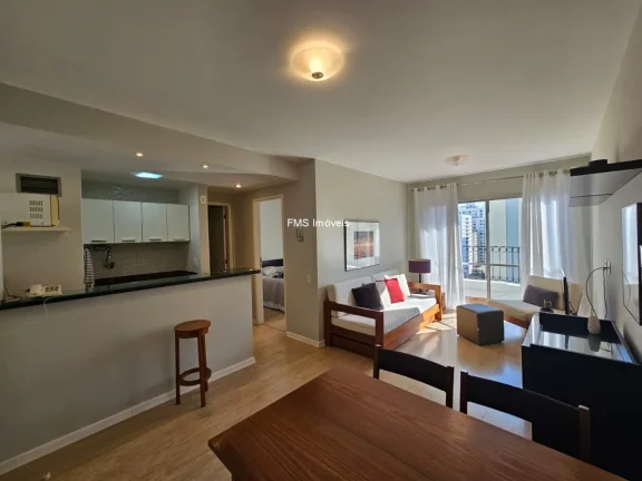 Foto do imóvel Apartamento de 1 quarto para locação no Jardim Paulista, São Paulo-SP: 1 sala, 1 banheiro, 1 vaga de garagem!