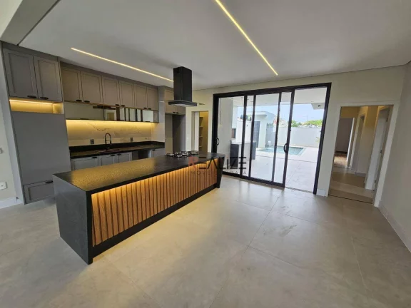 Imagem Casa alto padrão com 3 suítes e escritório à venda, 225 m² por R$ 2.300.000 - Condomínio Villa Sapezal - Indaiatuba/SP