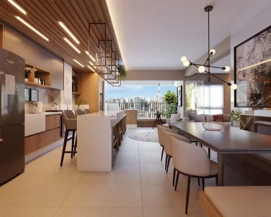 Imagem Apartamento de 3 quartos no coração de Barueri-SP! Imperdível oferta de 86m² com suíte e 2 vagas na DUQ Central Houses.
