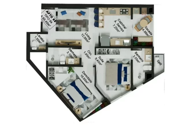 Imagem Paradise Home Flats - Apartamento à venda no bairro Centro - Itapema/SC