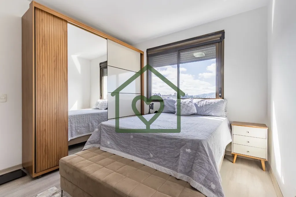 Imagem Apartamento MOBILIADO com 65m² privativos, 2 dormitórios, sendo 1 suíte, e 2 vagas de garagem! 
 ...
