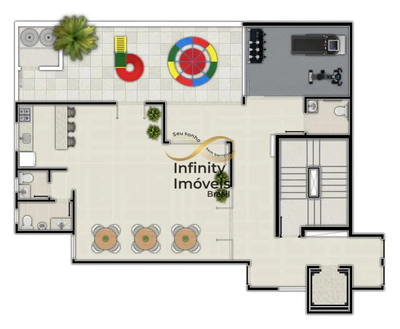 Imagem LUAR DE CARAVELAS SERRA. LAREIRA CONSTRUTORA - Apartamento à venda no bairro Serra - Belo Horizonte/MG