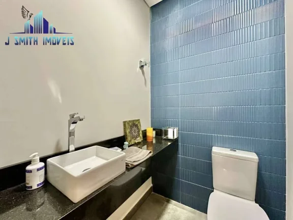 Imagem CASA NOVA, TÉRREA, 3 SUÍTES, PISCINA, ELEVADOR NA GARAGEM. CONDOMÍNIO TOP!