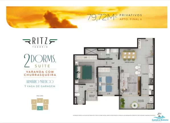 Imagem Belíssimo empreendimento com 2 dormitórios no Tenório/Ubatuba