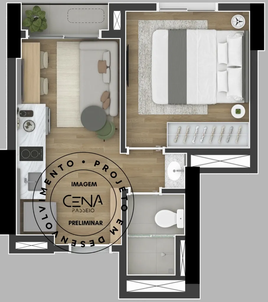 Imagem APARTAMENTO RESIDENCIAL em Curitiba - PR, Centro