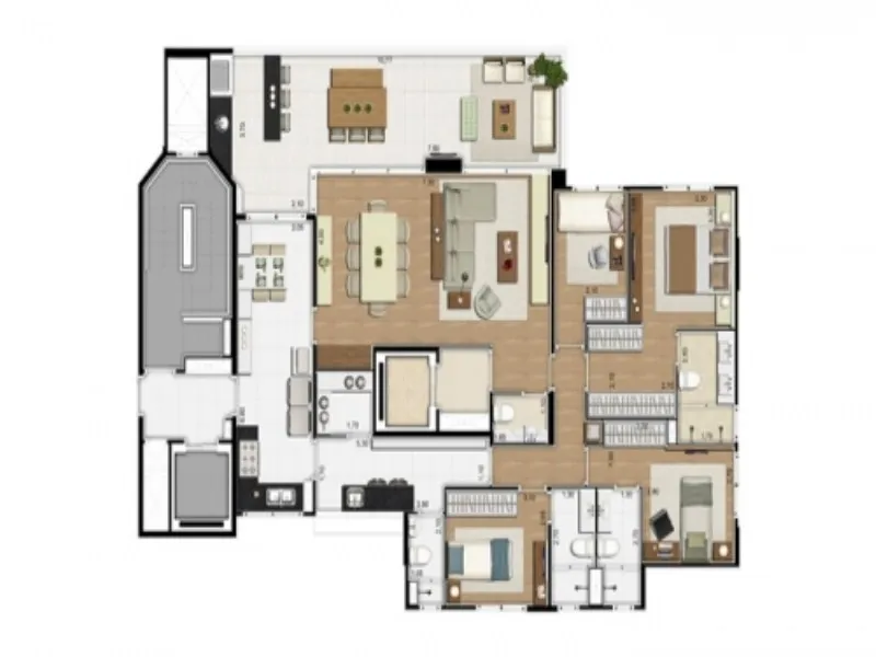 Imagem Apartamento 4 quartos em Perdizes São Paulo SP, apartamento alto padrão em São Paulo-Sp, apartamento em Perdizes SP, comprar apartamento em São Paulo