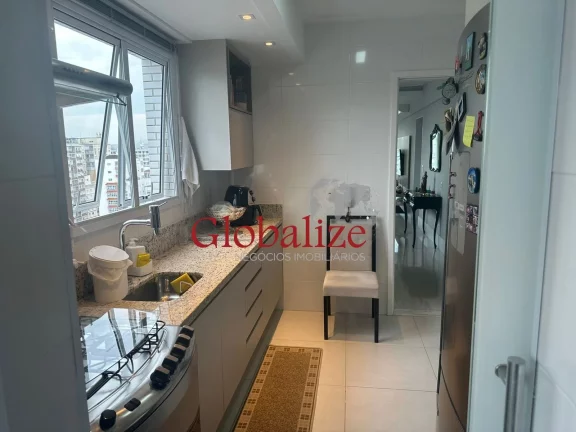 Imagem APARTAMENTO À VENDA COM 2 DORMITÓRIOS, 2 SUÍTES E UMA VAGA DE GARAGEM NO BAIRRO DO BOQUEIRÃO EM SANTOS PO R$ 1.150.000,00.