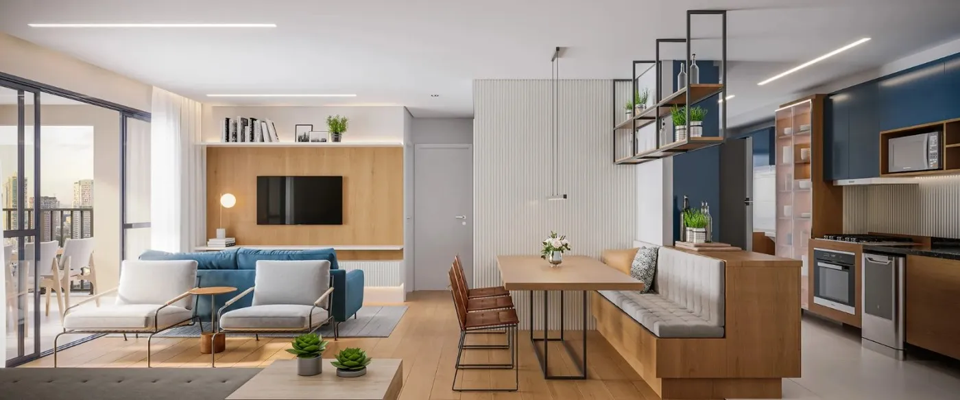 Imagem Apartamento para Venda em São Paulo, Vila Andrade, 2 dormitórios, 1 suíte, 2 banheiros, 1 vaga
