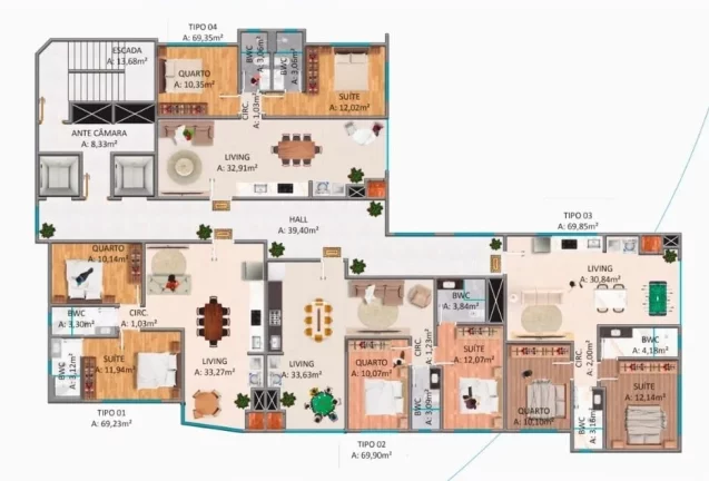 Imagem Dr. Sabóia - Apartamento à venda no bairro Morretes - Itapema/SC